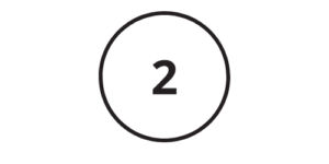A simple countdown graphic displaying the number 2 inside a circle, set against a plain background.