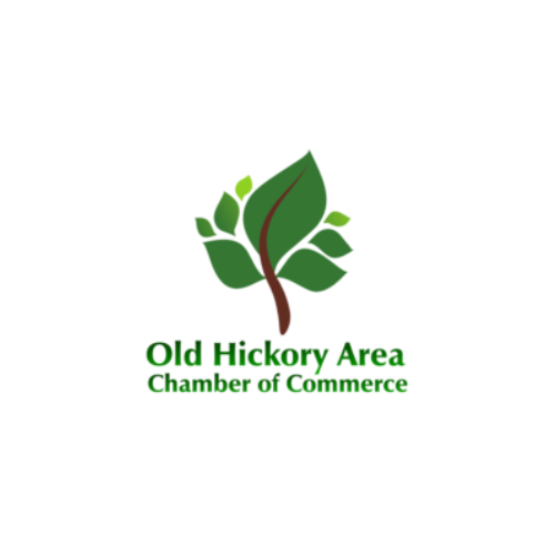 Logo for Old Hickory Area Chamber of Commerce: a branch with leaves on it
